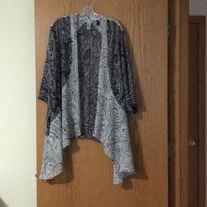 Black and white overpiece